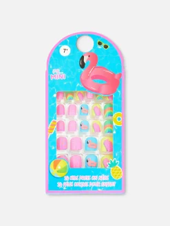 Miniuñas Postizas Adhesivas «Pool Party» De PS...