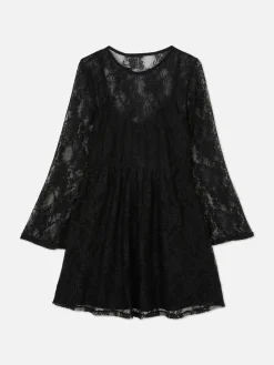 Minivestido De Encaje Beetlejuice X Colleen Atwood