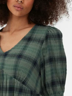 Minivestido Vintage A Cuadros