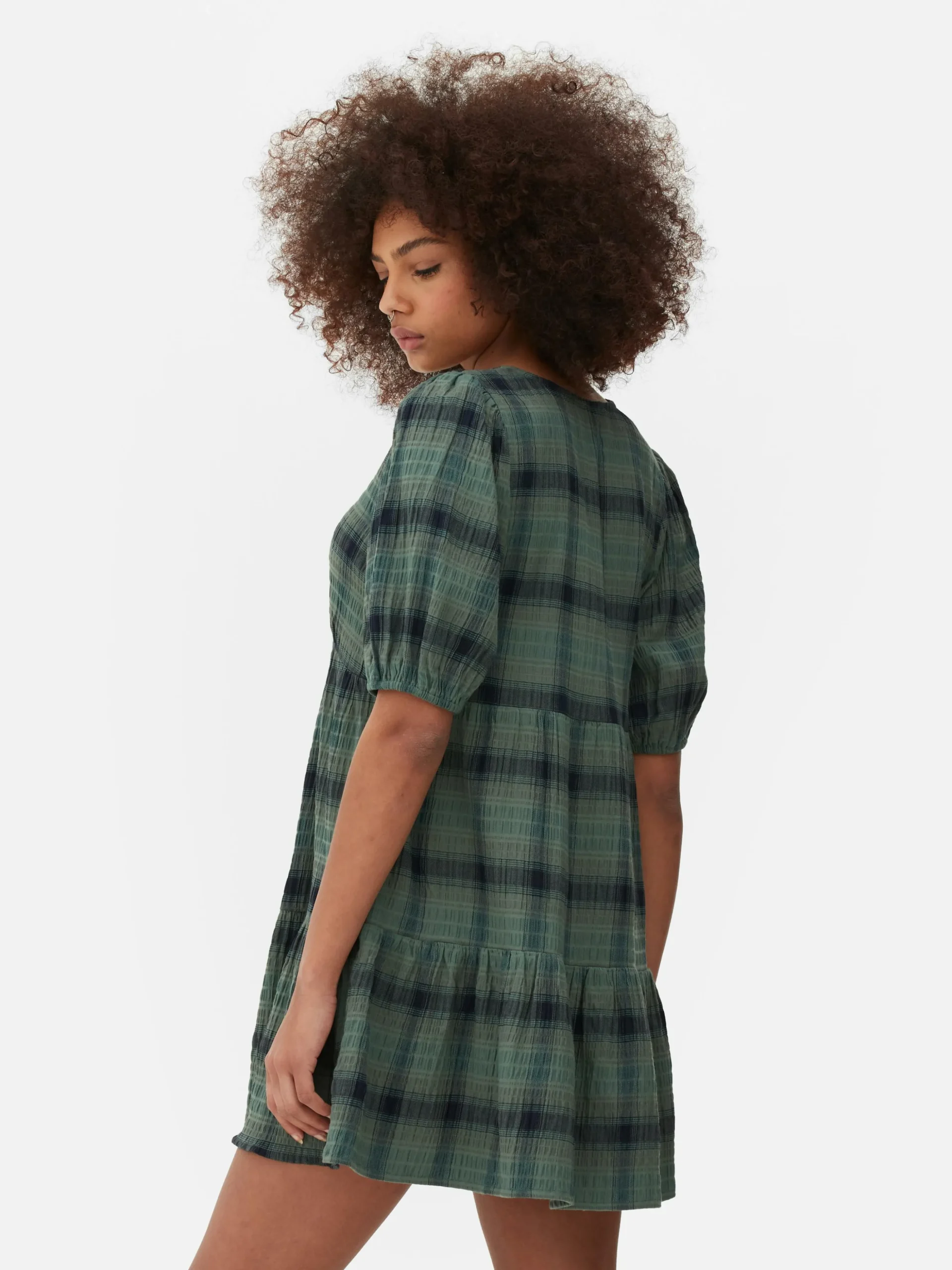 Minivestido Vintage A Cuadros