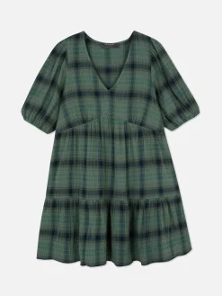 Minivestido Vintage A Cuadros