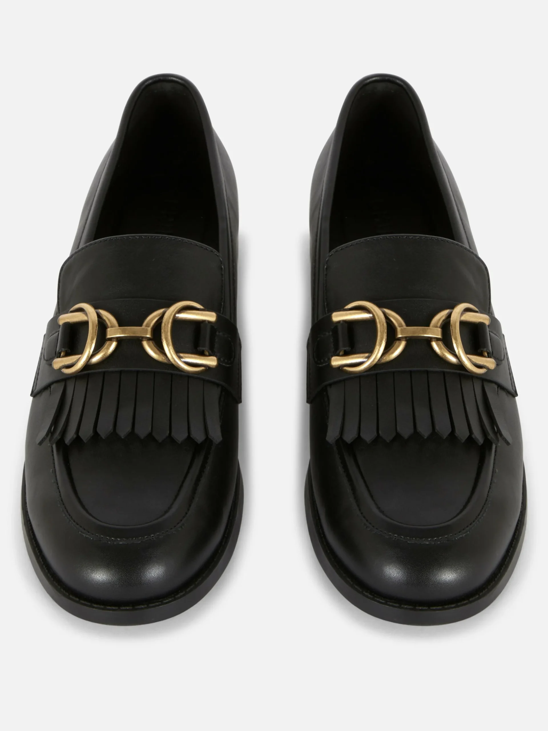 Mocasines Con Flecos Y Hebilla