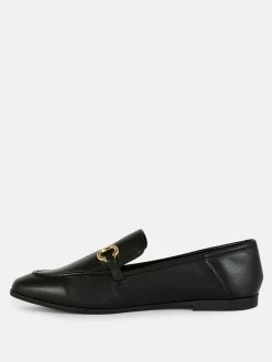 Mocasines De Piel Sintética