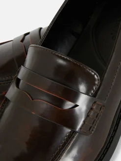 Mocasines De Piel Sintética