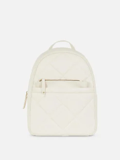 Mochila Acolchada De Piel Sintética