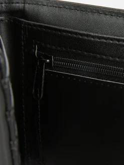 Monedero Plegable Con Acabado Engomado