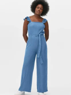 Mono Vaquero Con Tirantes Con Volantes