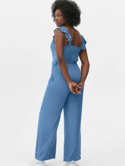 Mono Vaquero Con Tirantes Con Volantes