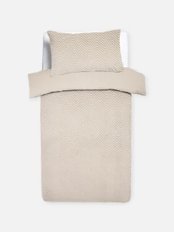 Nórdico Reversible Con Textura Para Cama Individual