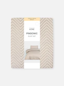 Nórdico Reversible Con Textura Para Cama Individual