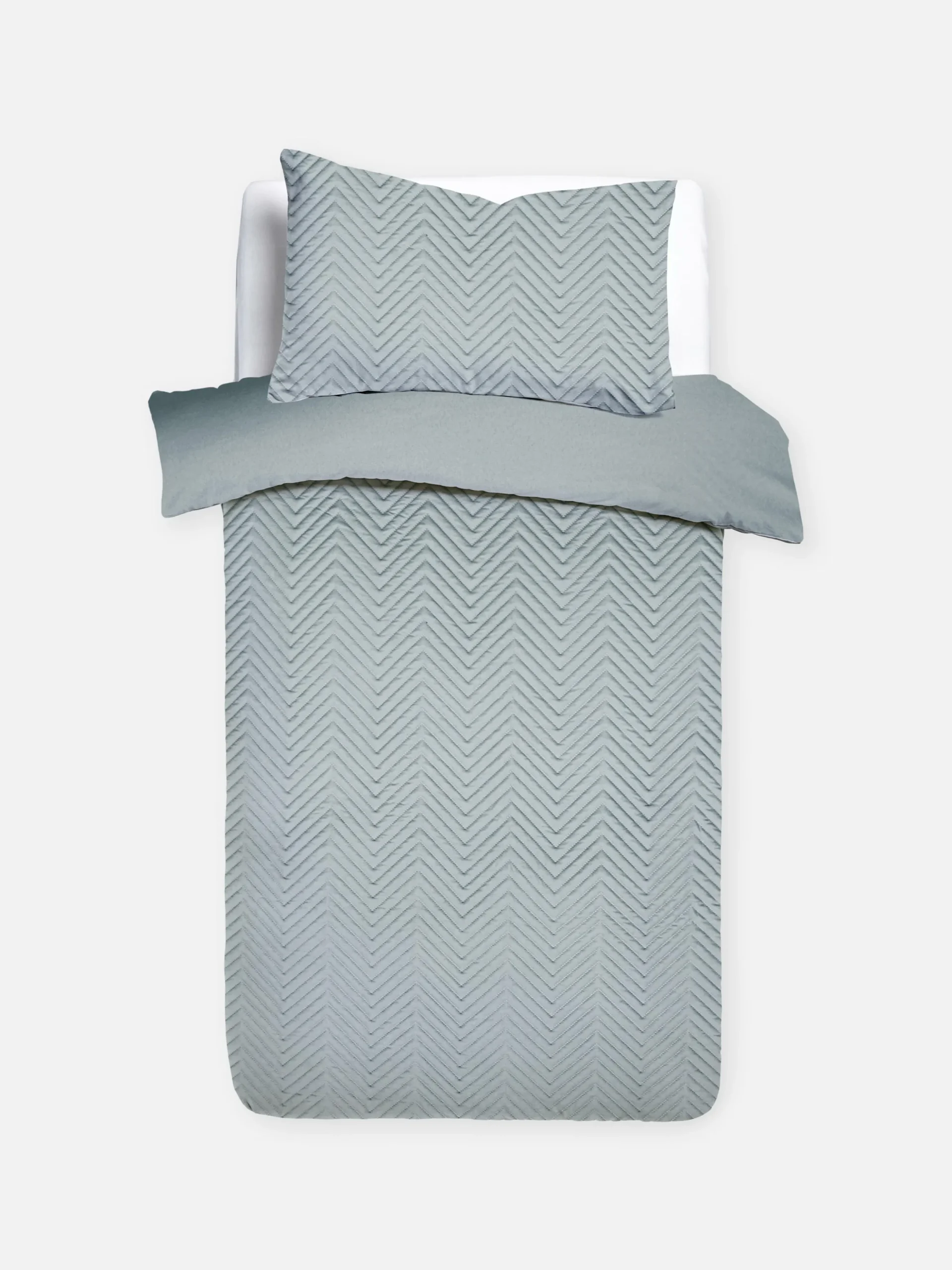 Nórdico Reversible Con Textura Para Cama Individual