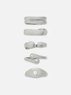 Pack De 5 Anillos Gruesos Surtidos