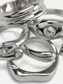 Pack De 5 Anillos Gruesos Surtidos