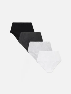 Pack De 4 Braguitas Altas En Distintos Tonos