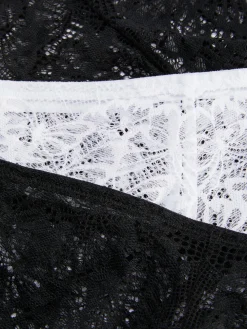 Pack De 3 Braguitas Brasileñas De Encaje