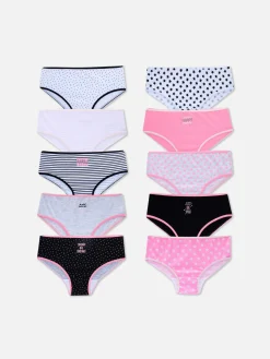 Pack De 10 Braguitas Con Mensajes Estampados