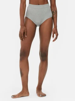 Pack De 3 Braguitas De Canalé De Cintura Alta