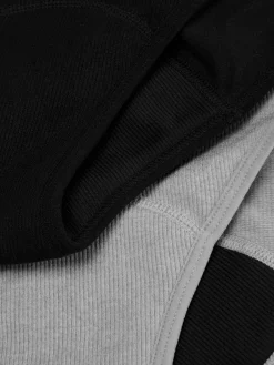 Pack De 3 Braguitas De Canalé De Cintura Alta