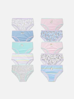 Pack De 10 Braguitas Gráficas Con Unicornios