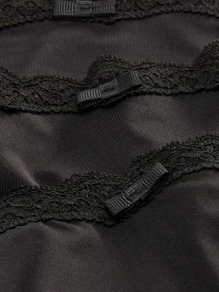 Pack De 3 Braguitas Hípster Con Ribete De Encaje