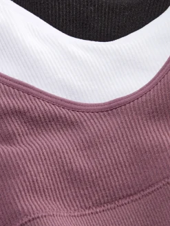 Pack De 3 Bralettes Cortos Sin Costuras