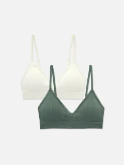 Pack De 2 Bralettes Triangulares Sin Costuras