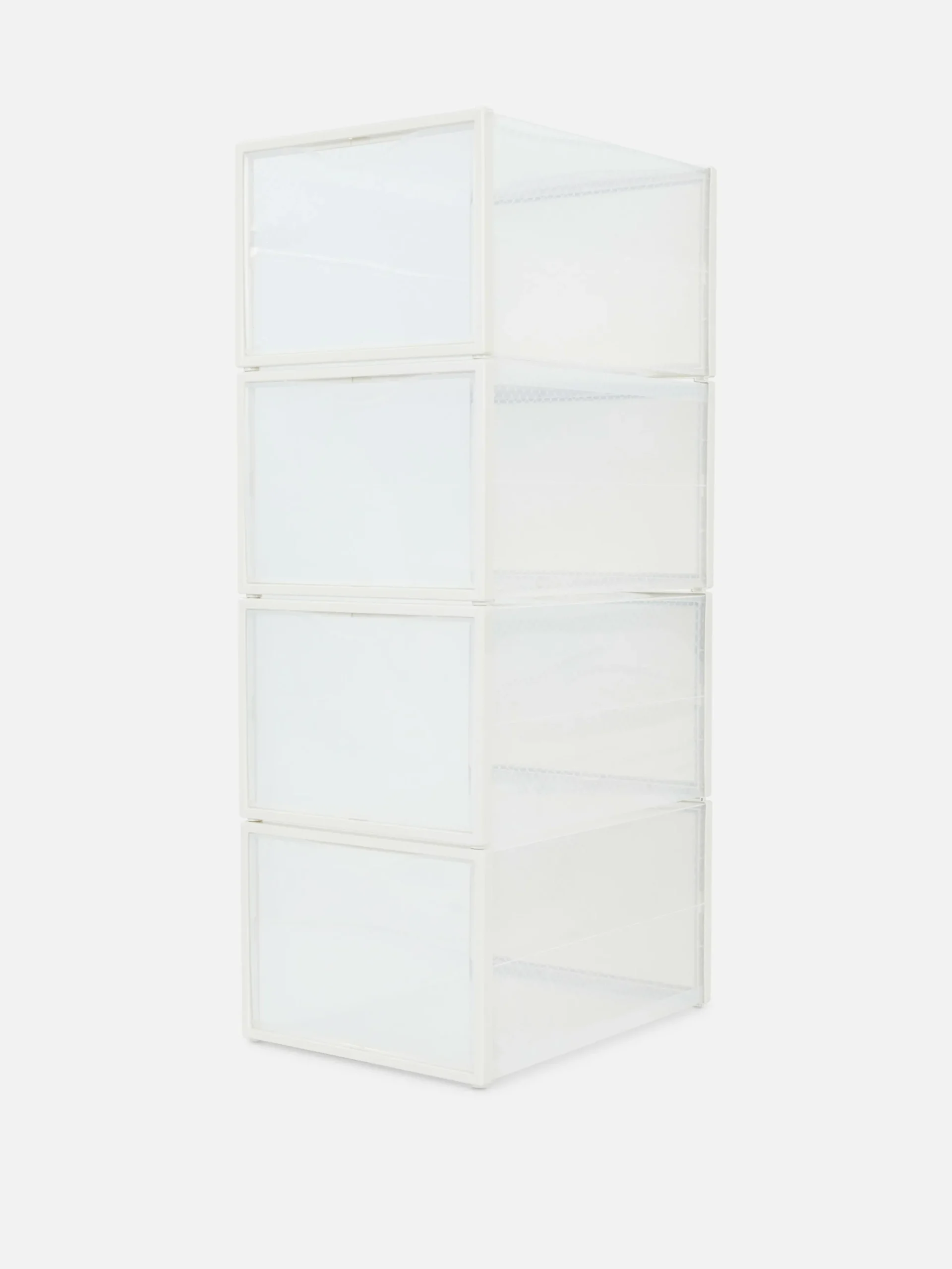 Pack De 4 Cajas Para Zapatos Apilables