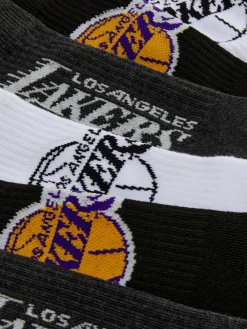 Pack De 3 Calcetines Altos De Los Angeles Lakers