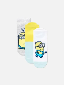 Pack De 3 Calcetines Deportivos De Los Minions