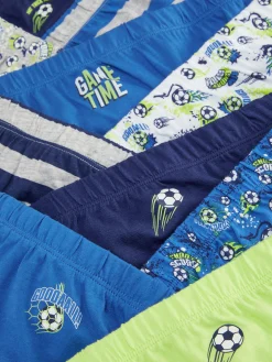Pack De 10 Calzoncillos Con Estampado Gráfico De Fútbol