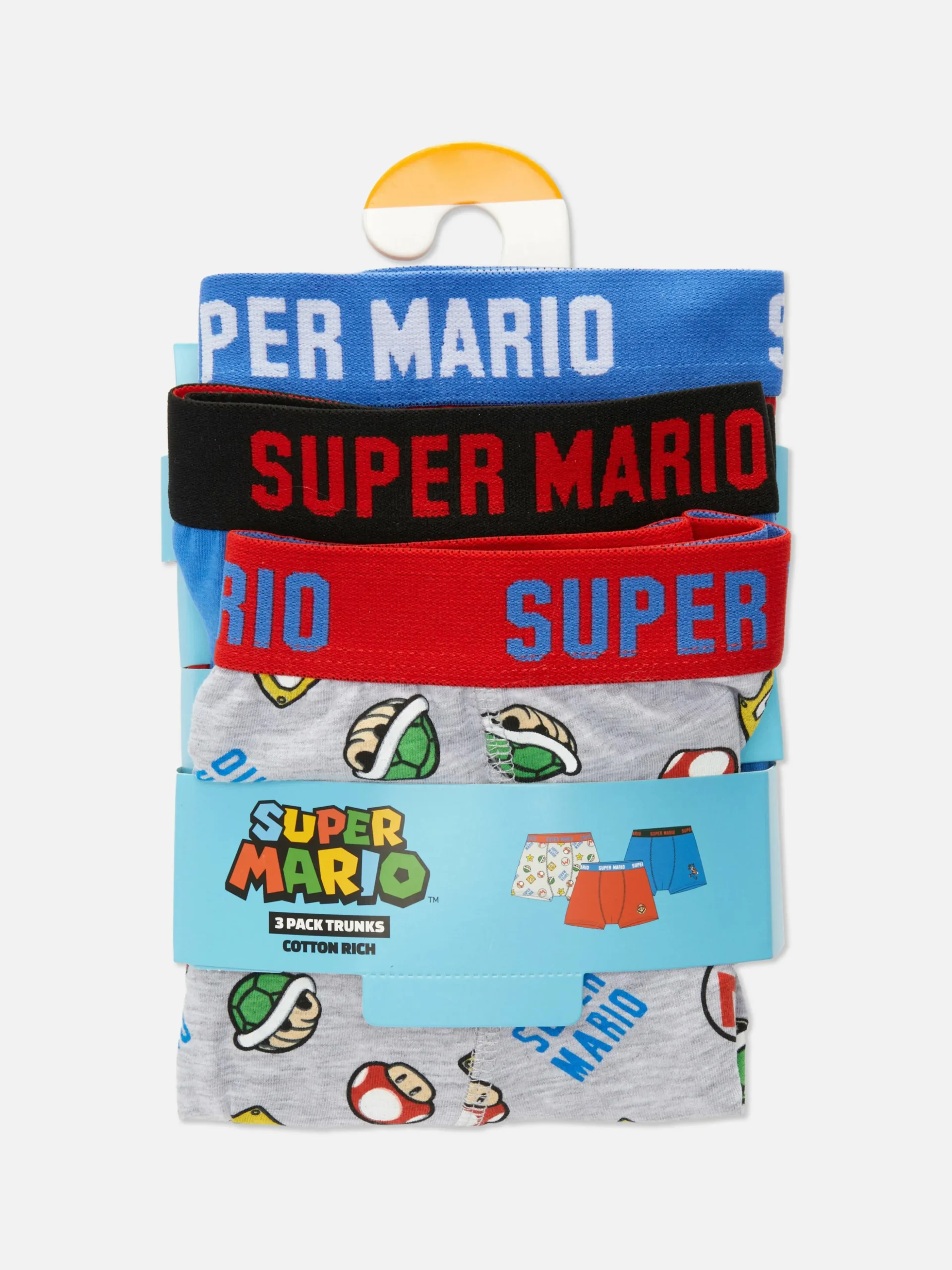Pack De 3 Calzoncillos De Super Mario