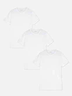 Pack De 3 Camisetas Base De Cuello Redondo