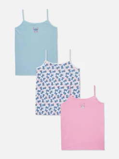Pack De 3 Camisetas De Tirantes De Stitch De Disney