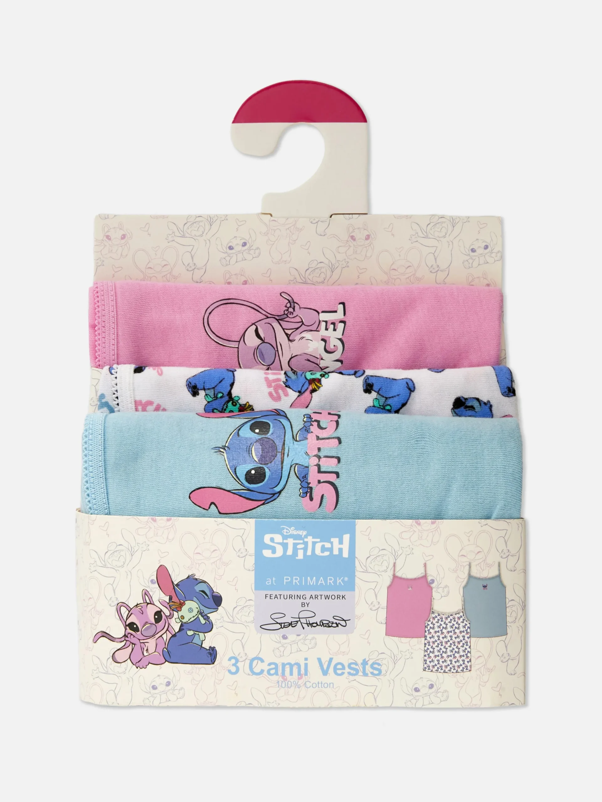 Pack De 3 Camisetas De Tirantes De Stitch De Disney