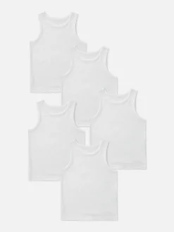 Pack De 5 Camisetas Sin Mangas Básicas