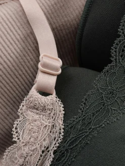 Pack De 2 Camisetas Sin Mangas Con Ribetes De Encaje