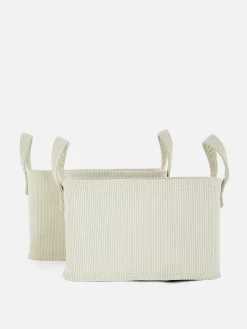 Pack De 2 Cestas De Almacenamiento Anidadas