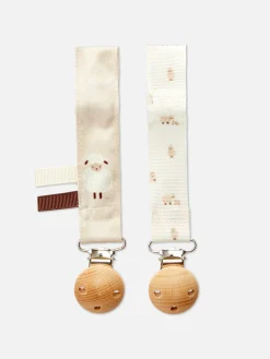 Pack De 2 Clips Para Chupete Con Ovejas