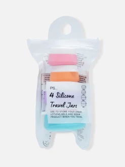 Pack De 4 Envases De Viaje De Silicona