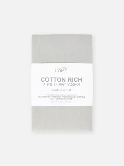 Pack De 2 Fundas De Almohada Básicas