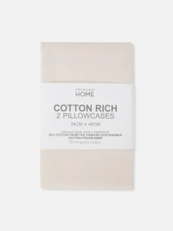 Pack De 2 Fundas De Almohada Básicas