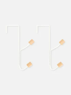 Pack De 2 Ganchos De Madera Para Colgar Abrigos
