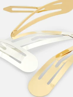 Pack De 4 Horquillas A Presión Metálicas