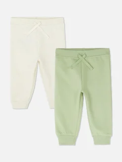 Pack De 2 Joggers Con Bajos Ajustados