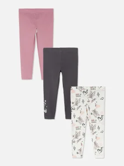 Pack De 3 Leggings Estampados Surtidos