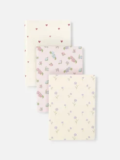 Pack De 3 Libretas A5 Con Diseño Floral