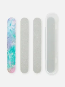 Pack De 4 Limas De Uñas Y Estuche