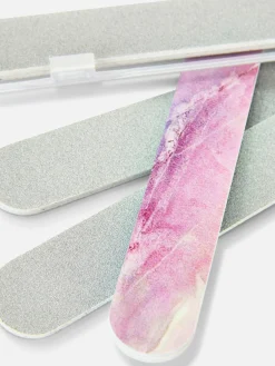 Pack De 4 Limas De Uñas Y Estuche