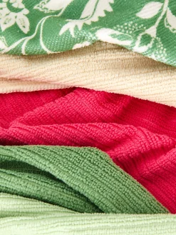 Pack De 5 Paños De Cocina Acanalados