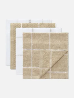 Pack De 4 Paños De Cocina De Rizo De Algodón